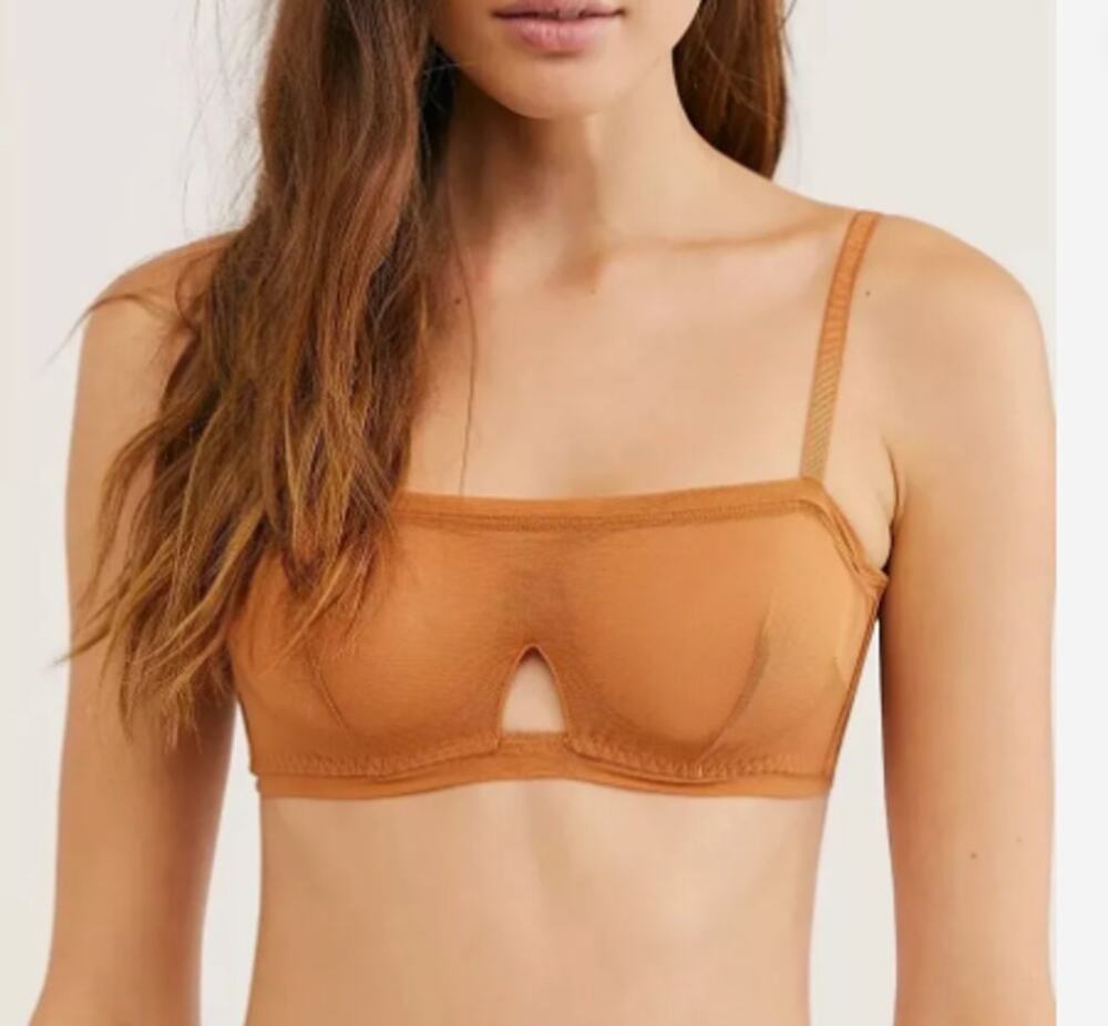 Free People We are HAH Wired Bra in Brown Sugar Size 30-38 B
